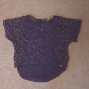 Glittery Guess cropped sweater